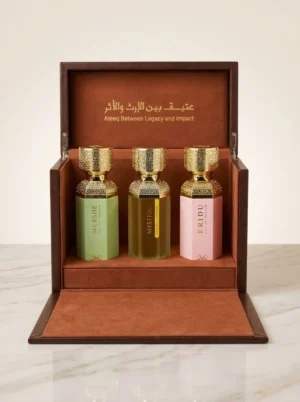 Gift Leather Box 3 Perfumes